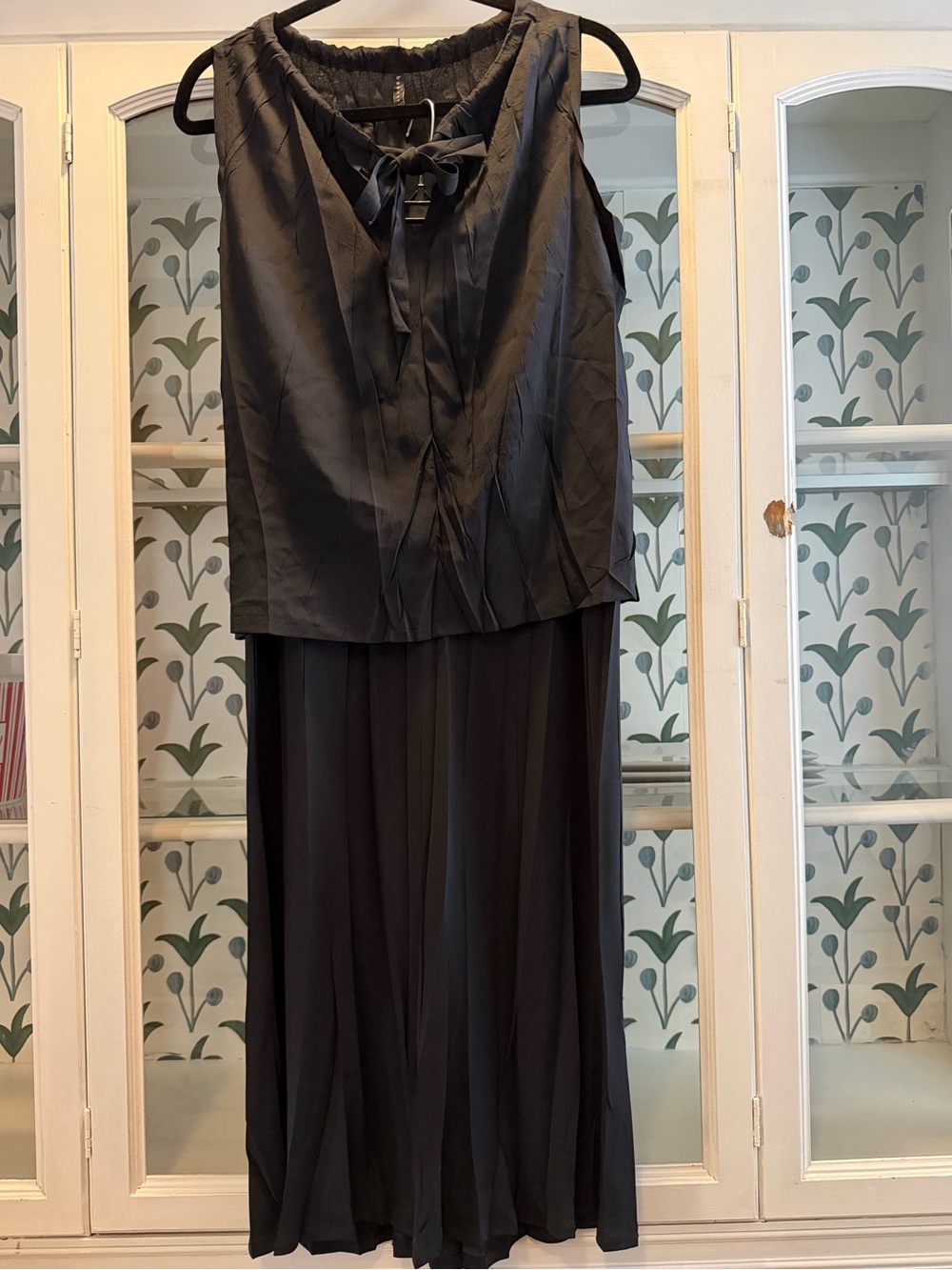 Babette Elegant Black Skirt Set